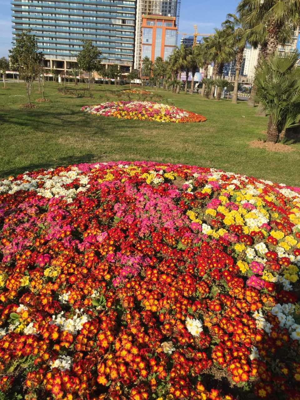 Бежевые Апартаменты Batumi Esterno foto
